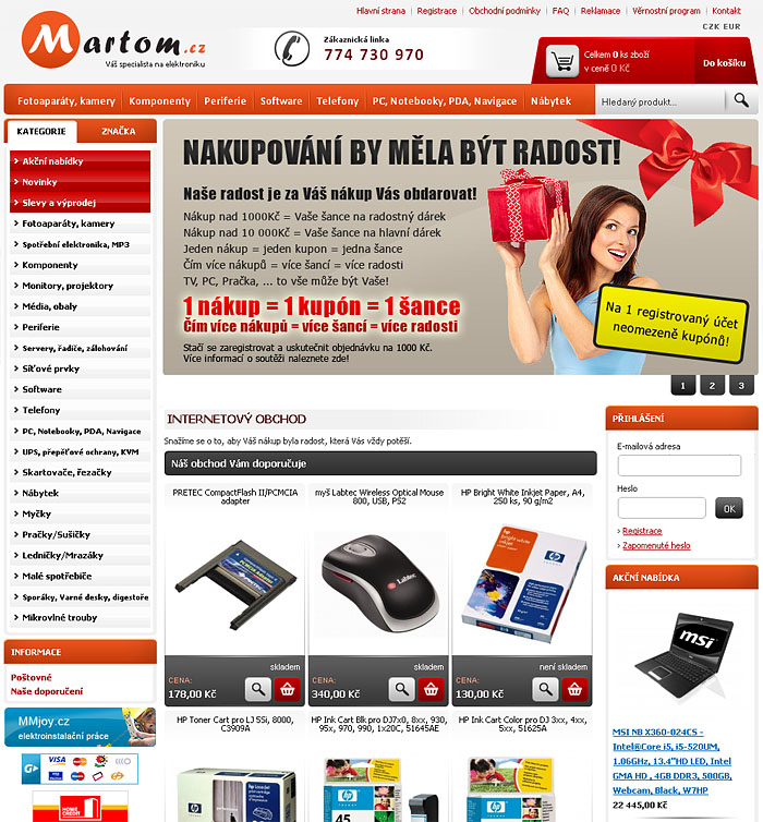 Internetový obchod .martom.cz